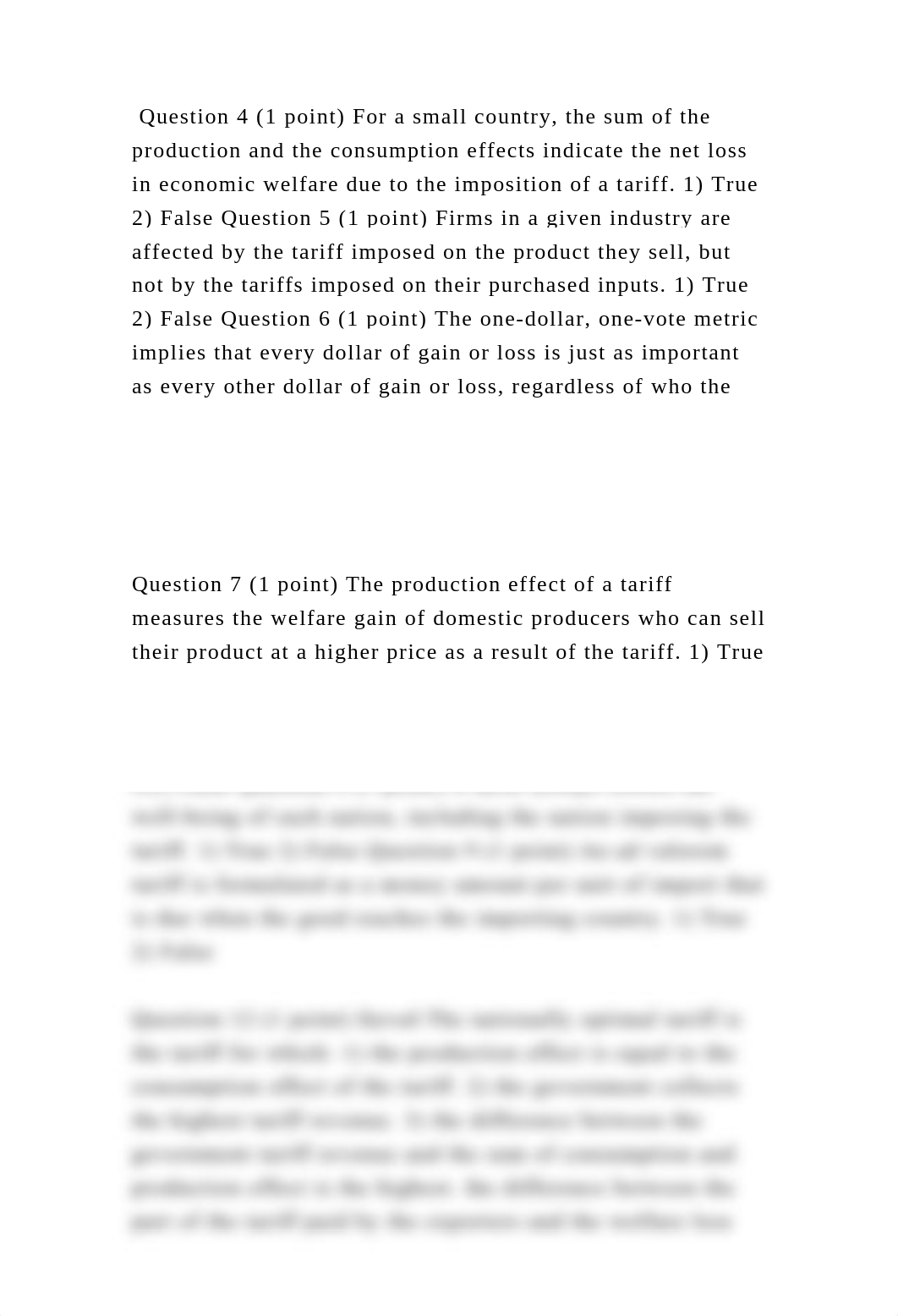 Question 4 (1 point) For a small country, the sum of the production a.docx_dk7i6ajarq7_page2