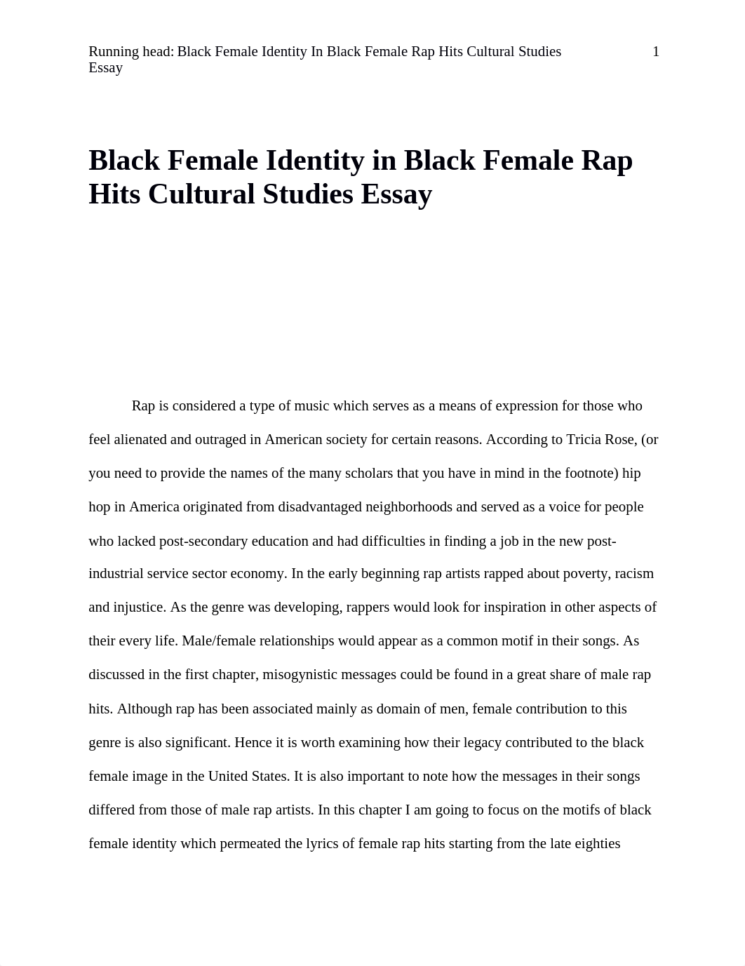 Black Female Identity In Black Female Rap Hits Cultural Studies Essay.docx_dk7kwgb4hj4_page1