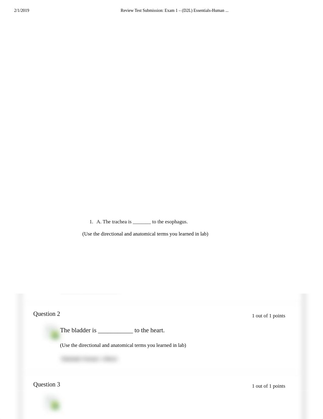 Review Test Submission_ Exam 1 - (D2L) Essentials-Human .._.pdf_dk7rfdsbsgm_page1