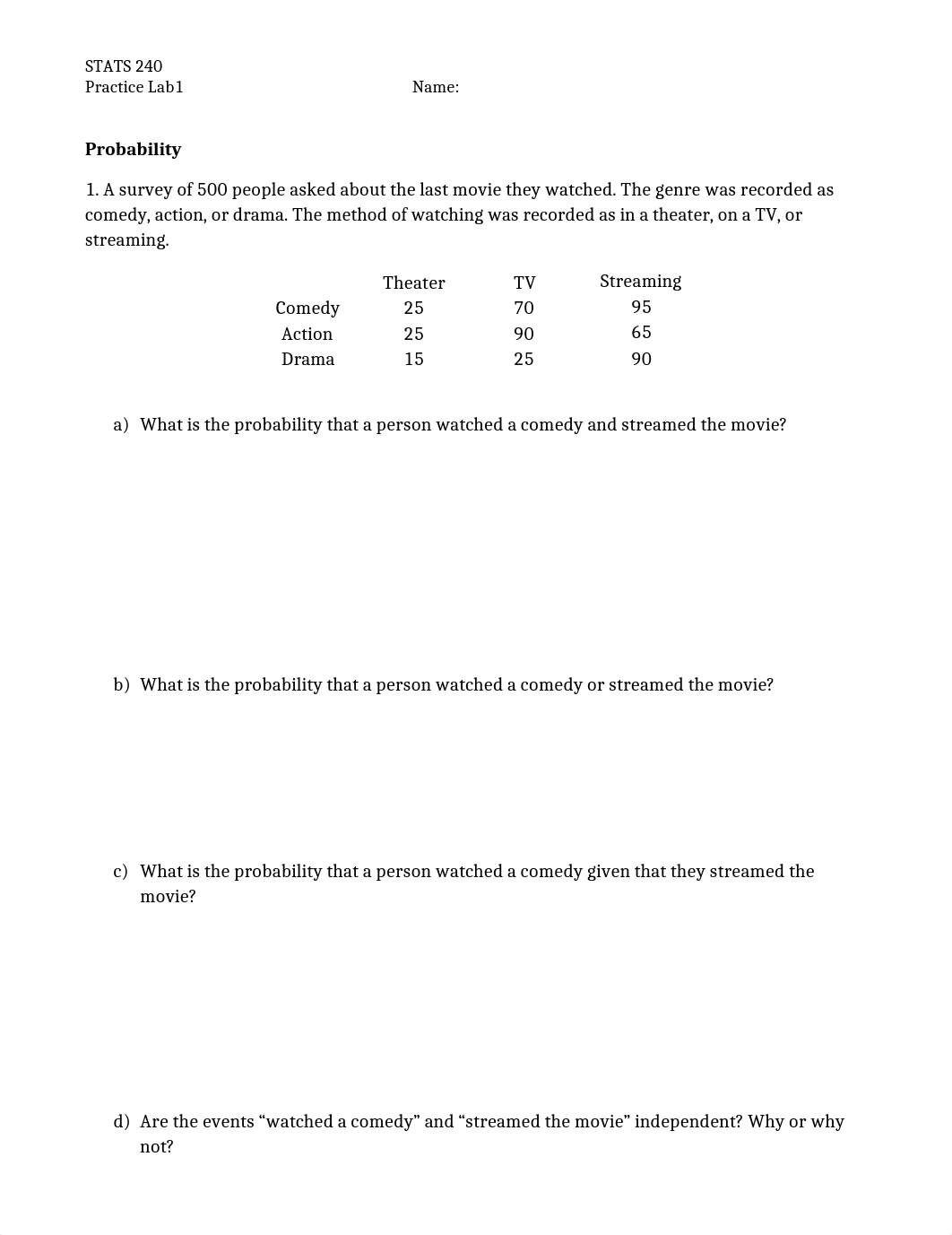 STATS 240 Practice Lab1 Probability .docx_dk8186xy9xe_page1