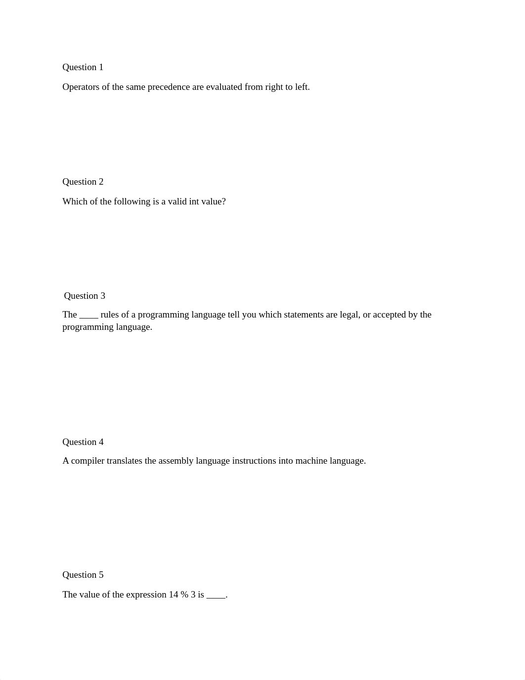 COP 2250_-1M Lakindra Malone_ Quiz 1 ANSWERS.docx_dk8bnp75o8s_page1