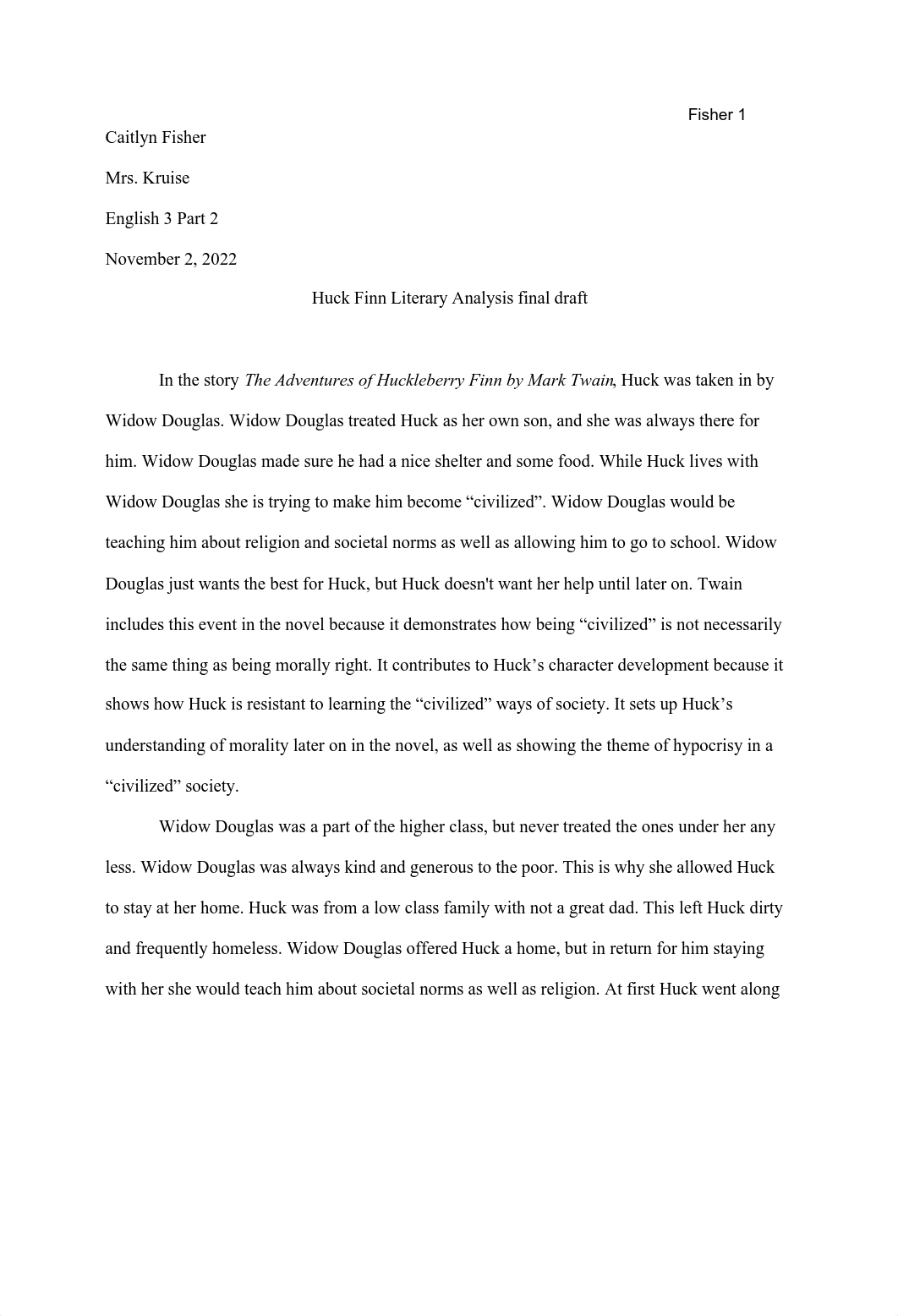 Huck Finn Literary Analysis final draft.pdf_dk8hu0irjxc_page1