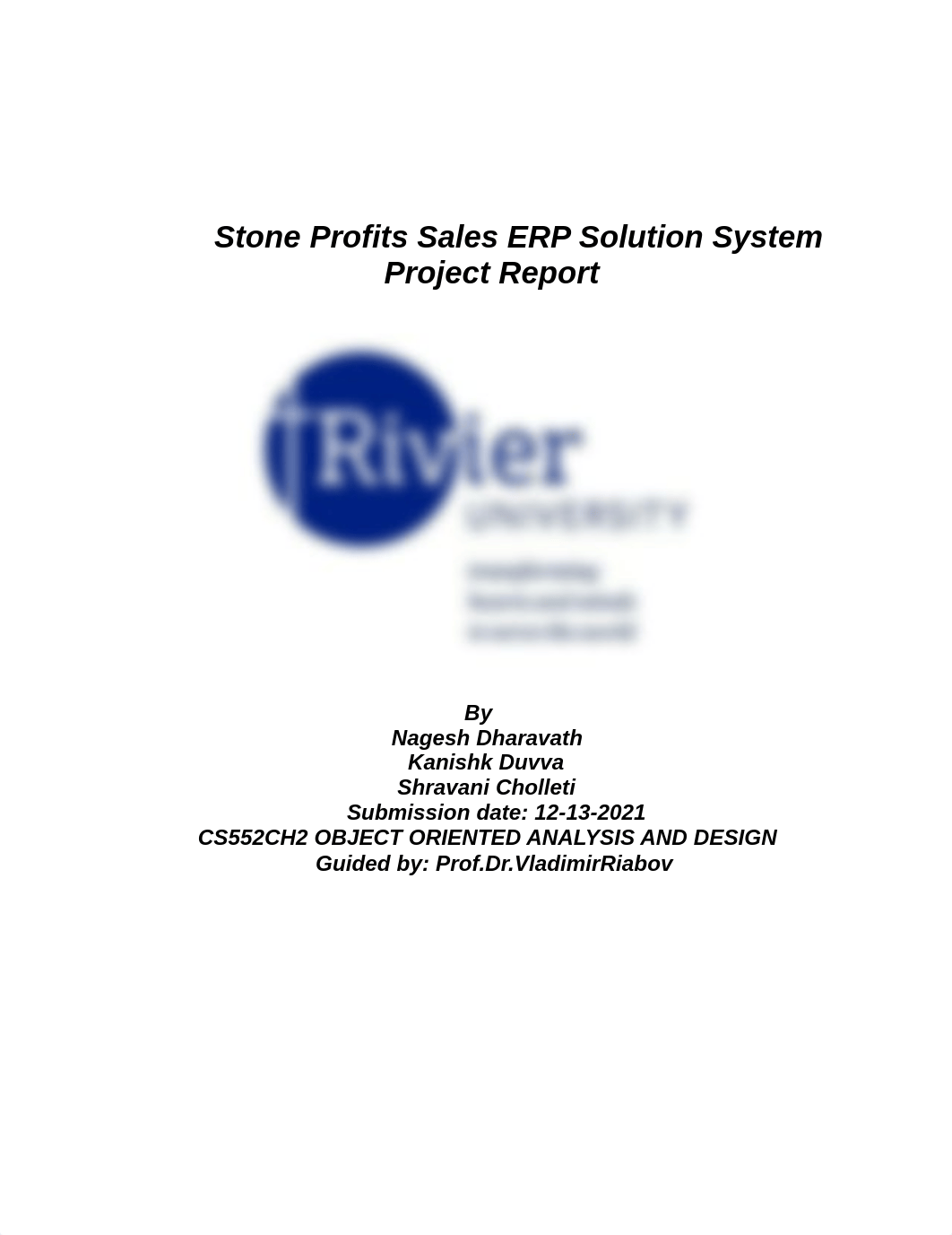 Stone Profits Sales ERP Solution System  -  Final Project Report.pdf_dk8pn1mgmiq_page1