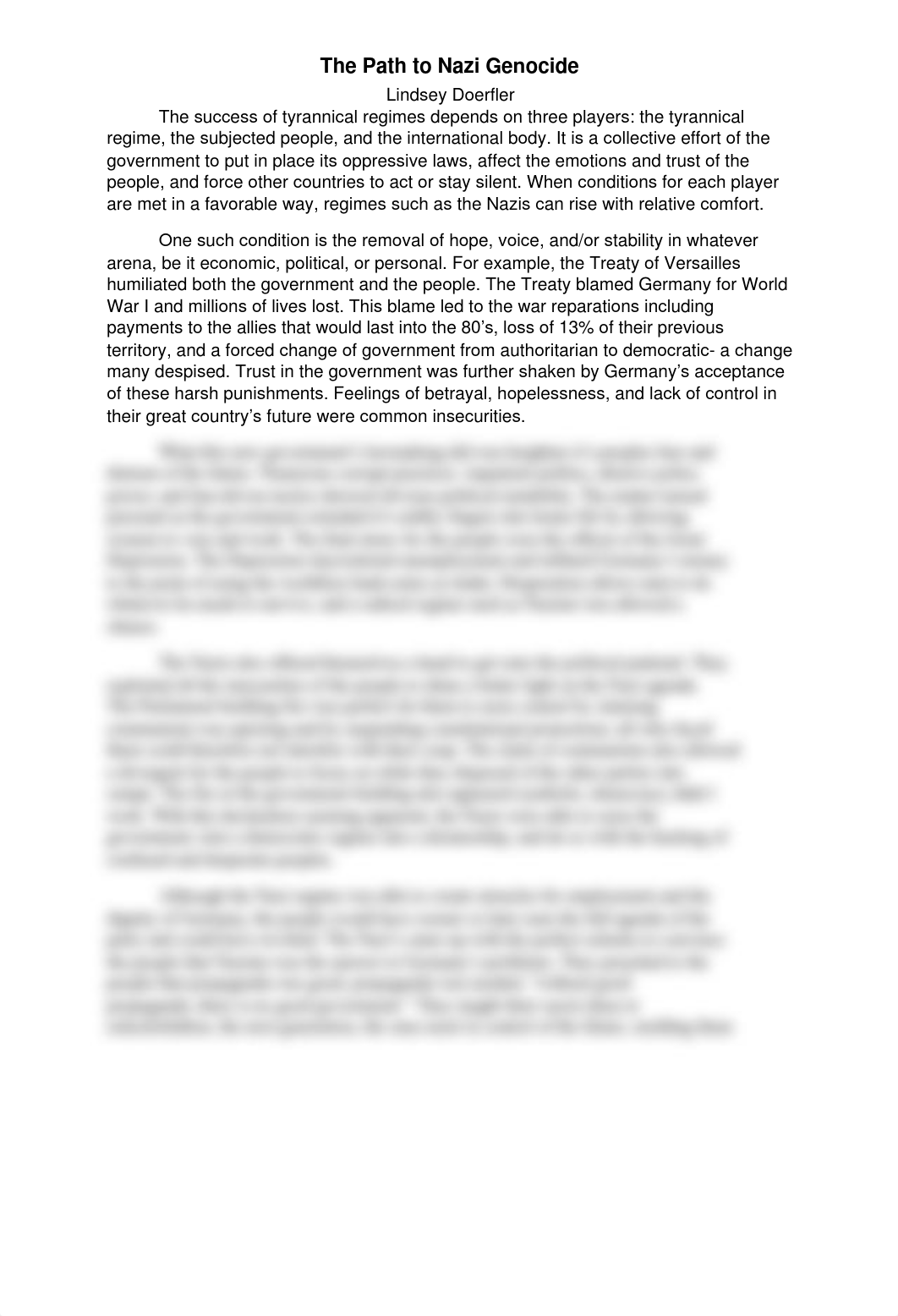 Student generated The Path to Nazi Genocide Essay_dk8w4drkz87_page1