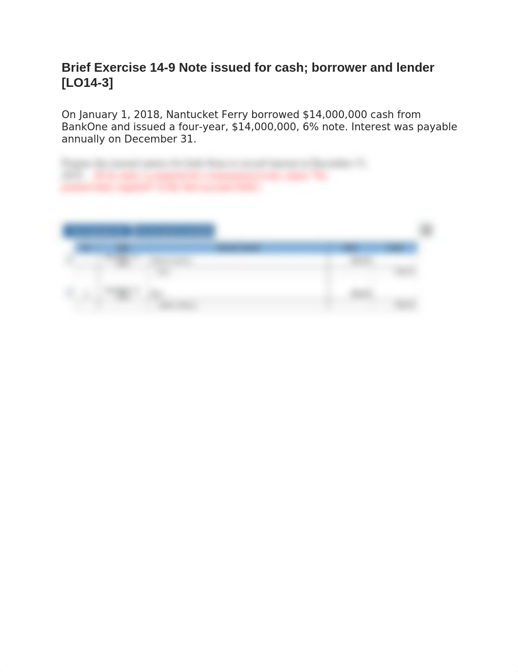 Brief Exercise 14-9 Note issued for cash; borrower and lender .docx_dk8z9o5vjk3_page1