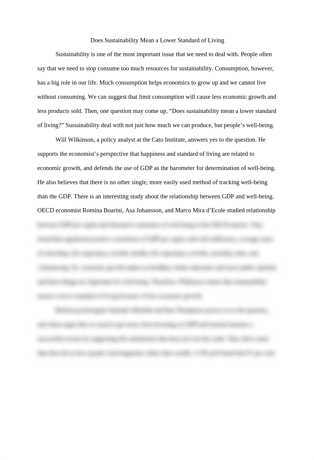 Does Sustainability Mean a Lower Standard of Living.docx_dk9a8bj0n45_page1