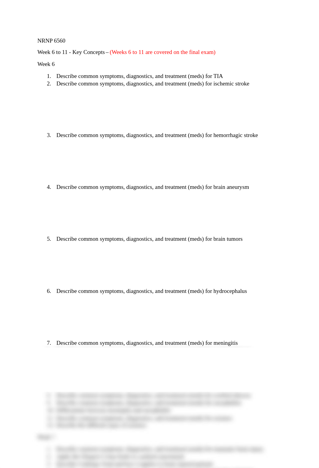 NRNP 6560 Week 6 to 11 Key Concepts (1).pdf_dk9acvb3hjt_page1