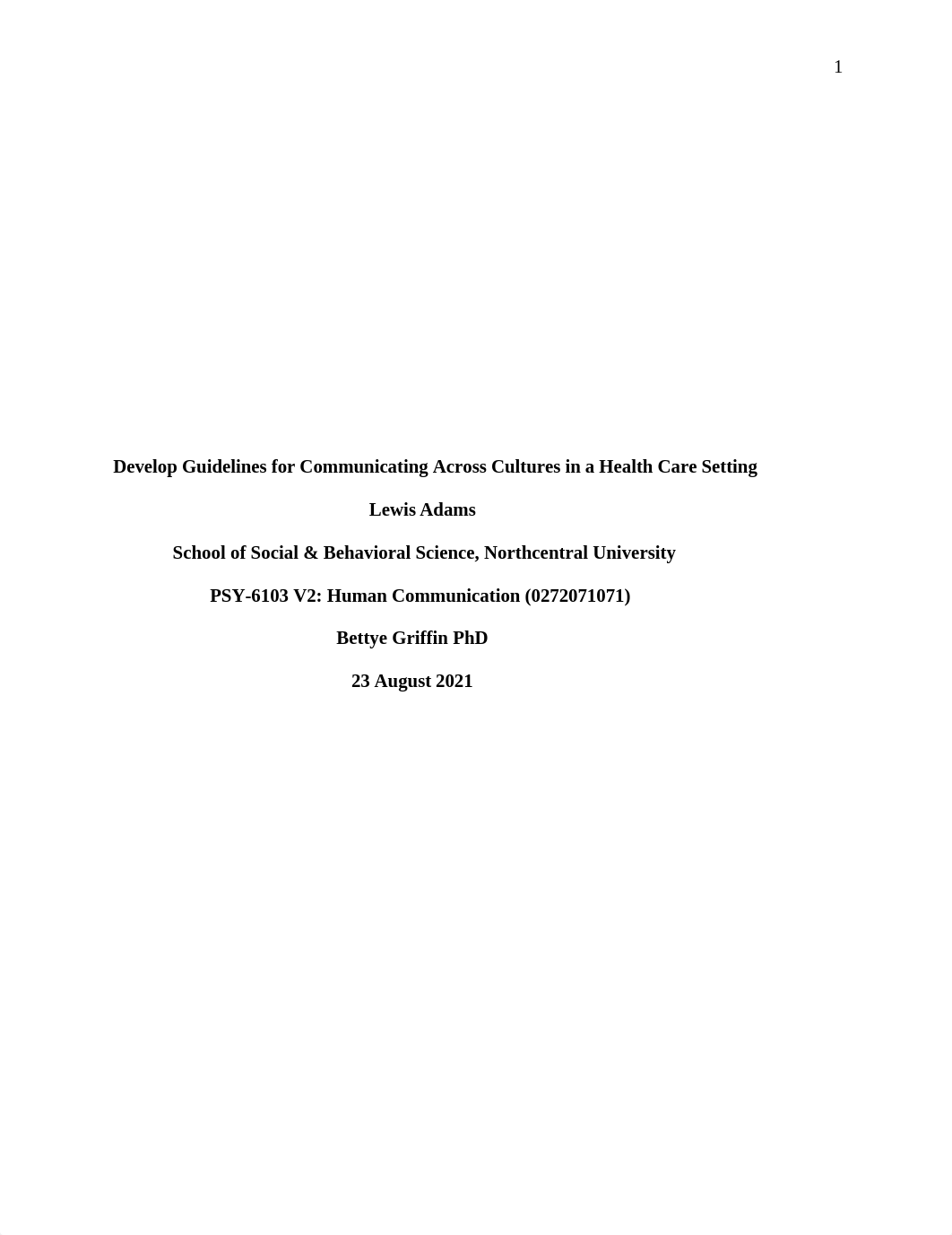 Psy-6103 Develop Guidelines for Communicating Across Cultures In a Health Care Setting (2).docx_dk9hqsmxa45_page1