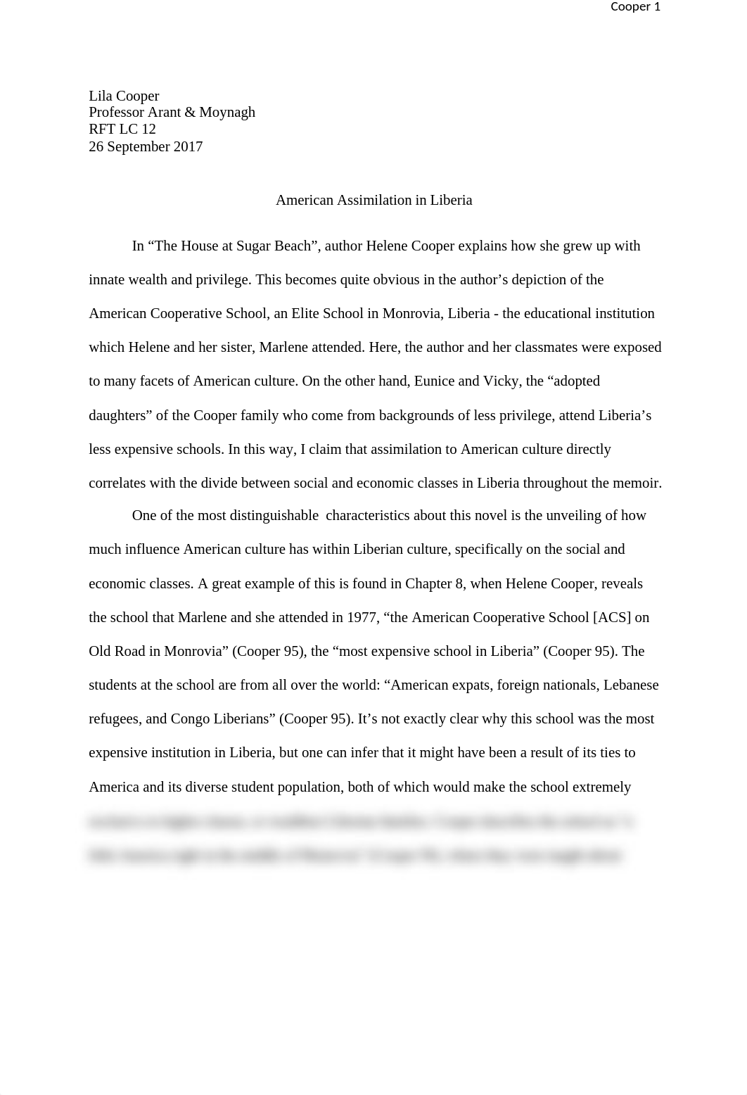 RFT Essay 1 American Assimilation in Liberia.docx_dk9rblovv5c_page1