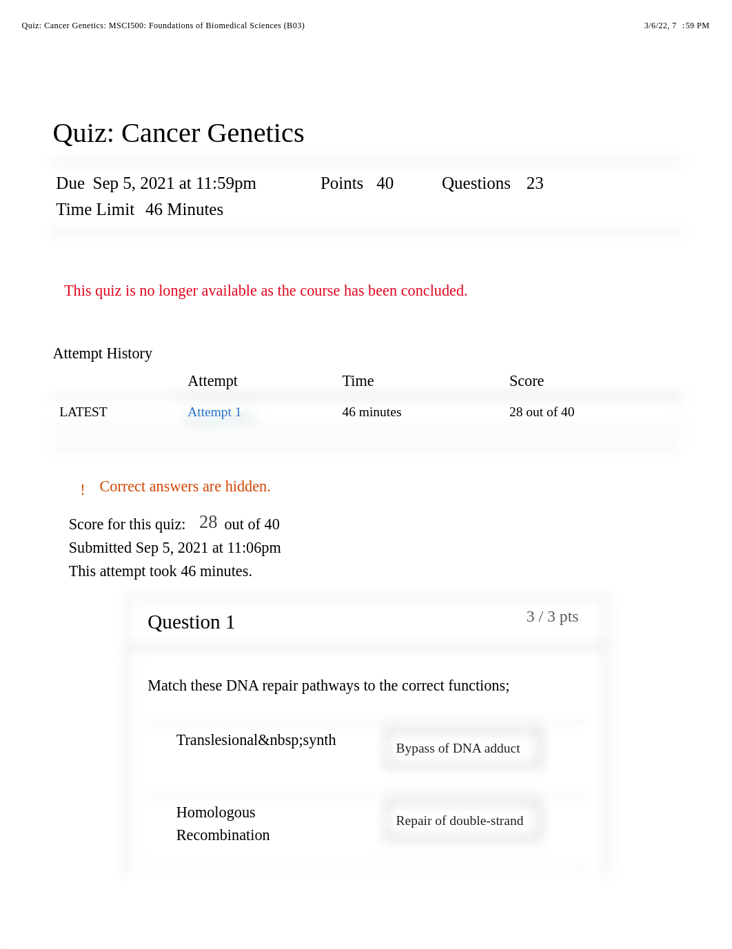 Quiz: Cancer Genetics: MSCI500: Foundations of Biomedical Sciences (B03).pdf_dka2b5shfk1_page1