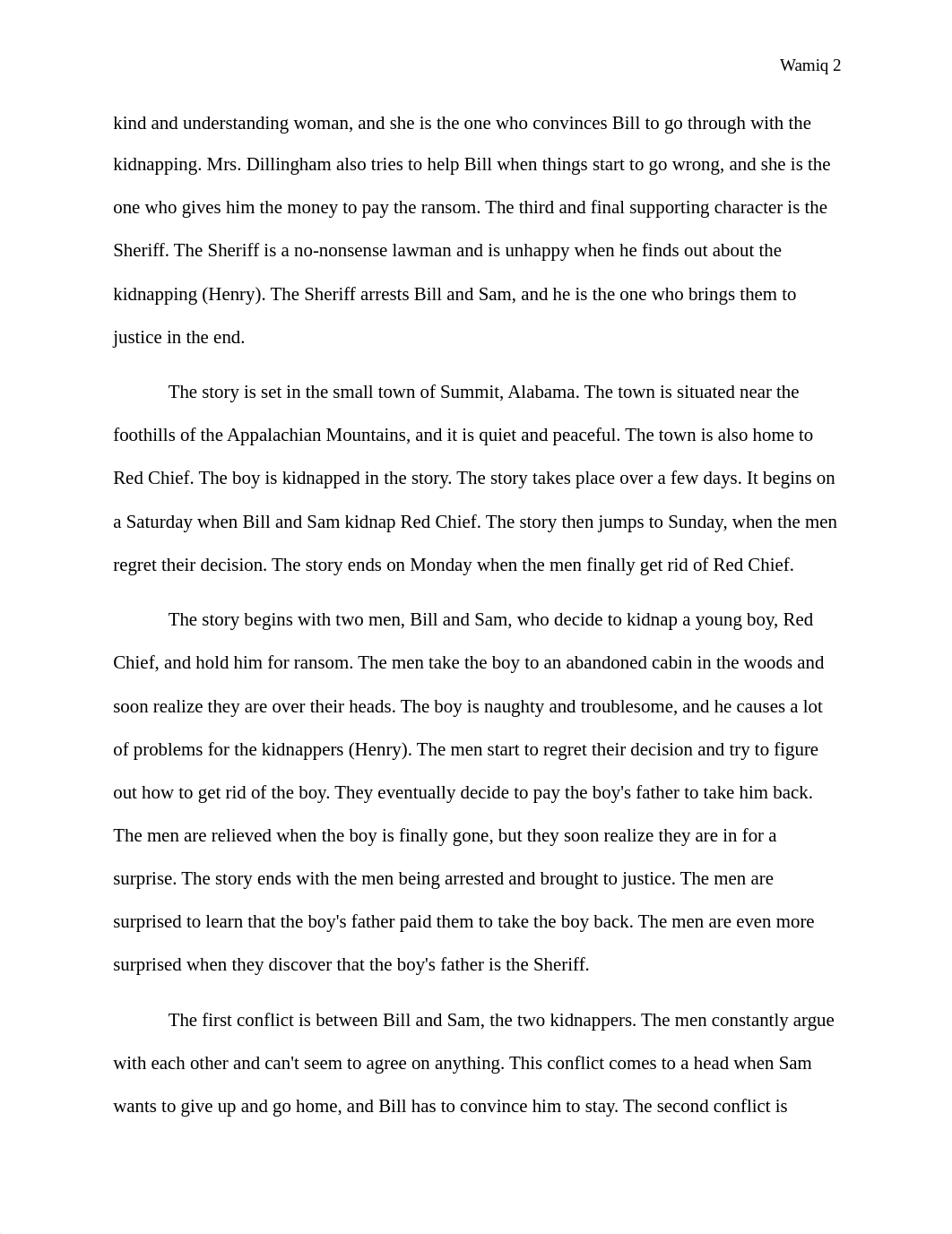 The Ransom of Red Chief - Assignment 4.docx_dkagcr2zvbr_page2