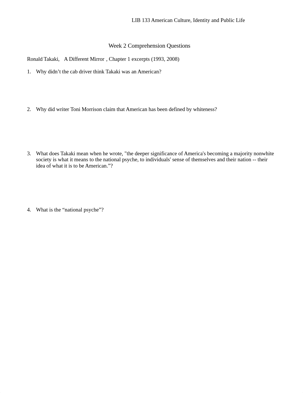 LIB 133 Week 2 Comprehension Questions.docx_dkahfbl7ev3_page1