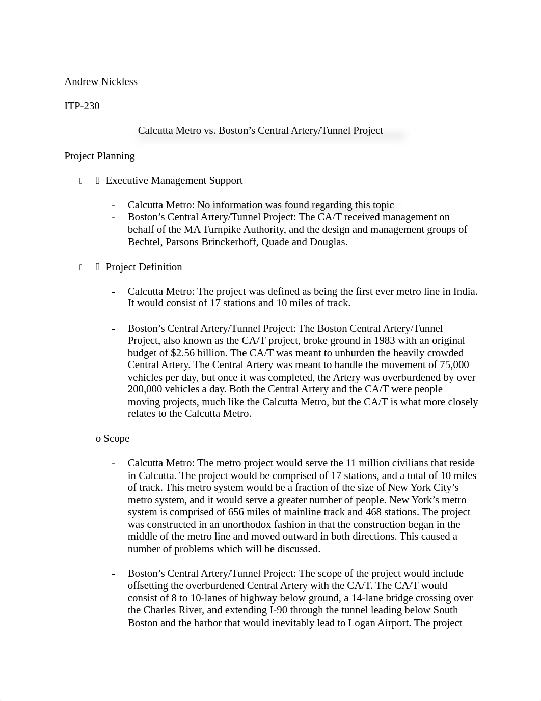 Calcutta Metro vs. Big Dig Case Study Andrew.Nickless.docx_dkaqytksvfi_page1