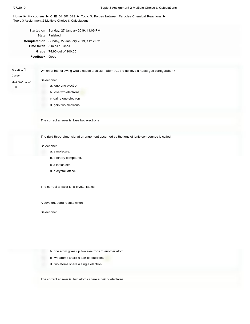 Answers Topic 3 Assignment 2 Multiple Choice & Calculations.pdf_dkb3pc9w35g_page1