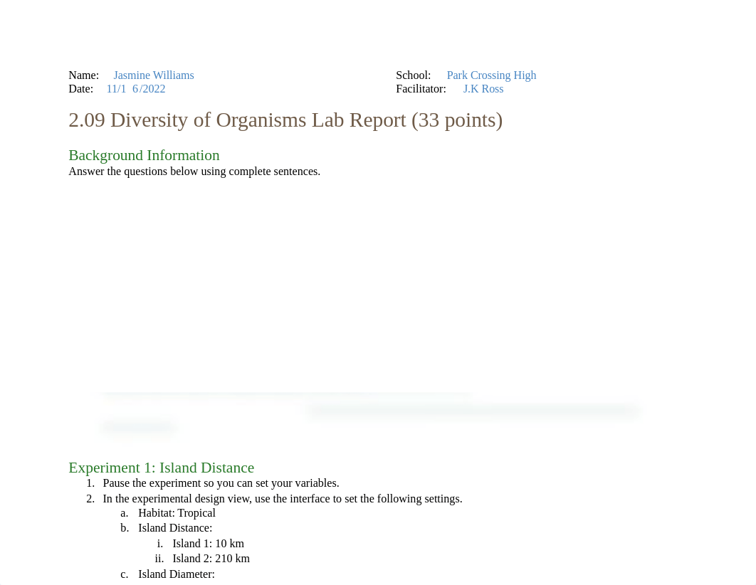 2.09 Diversity of Organisms Lab Report.docx_dkb4e4prz4s_page1