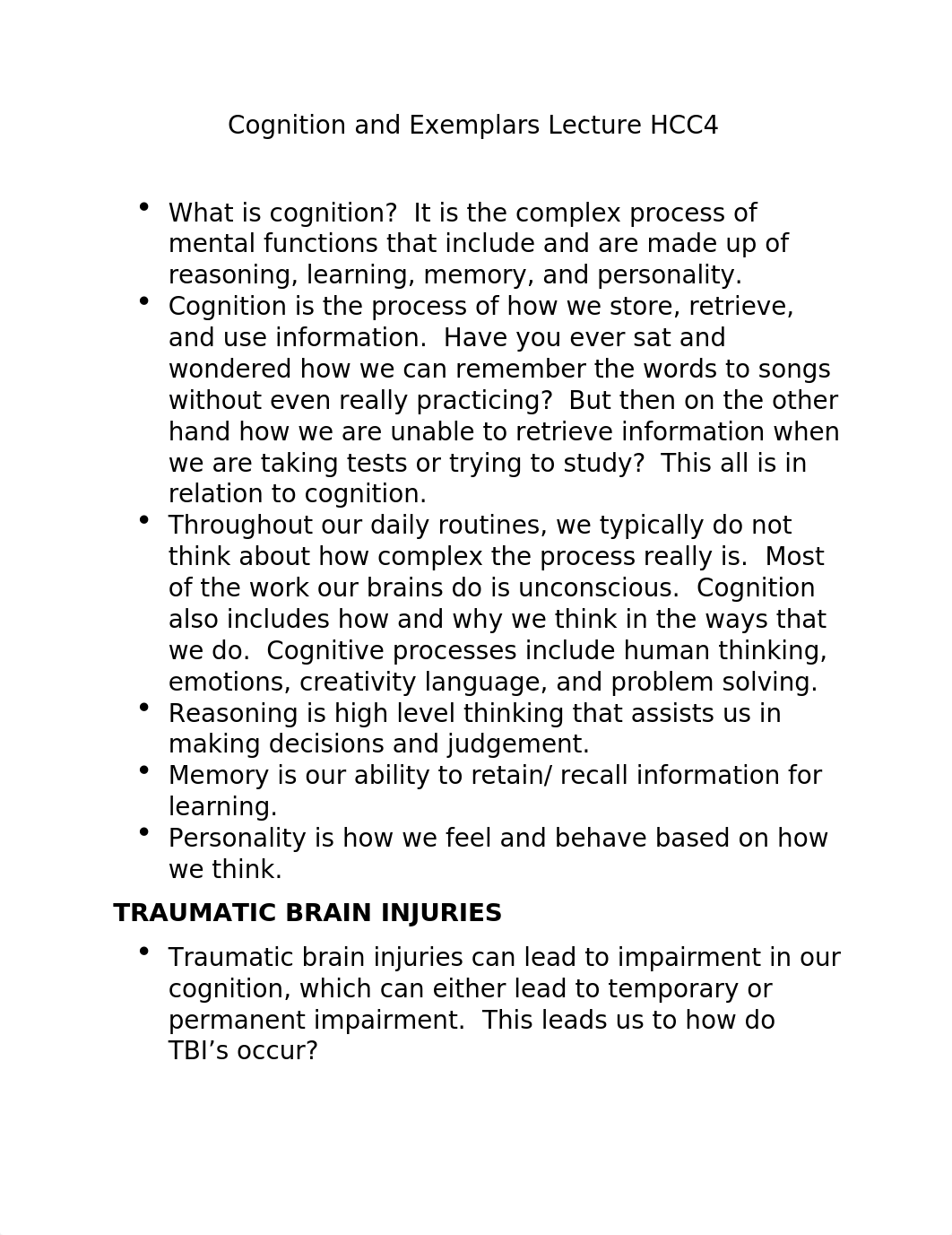 Cognition Exam Review- Professor Extra Notes.docx_dkb525j46j7_page1