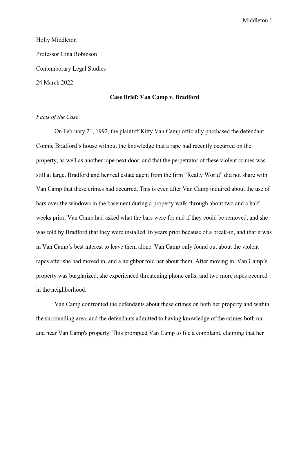 Case Brief_ Van Camp v. Bradford.pdf_dkbfs7fwkq5_page1