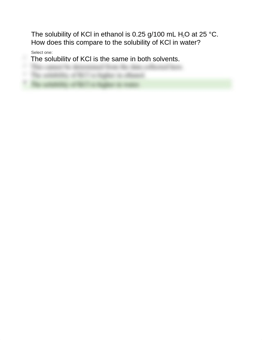 The solubility of KCl in ethanol is 0.docx_dkbwfteevux_page1