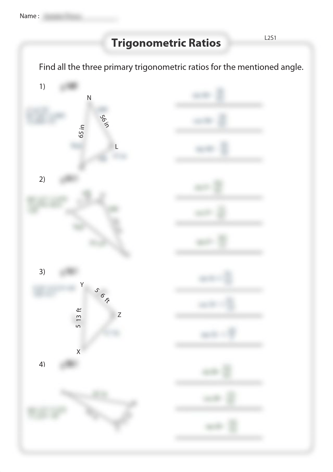 Kami Export - JAZMIN FLORES - Basic Trigonometric Ratios Assignment.pdf_dkc1ubq0dsv_page1