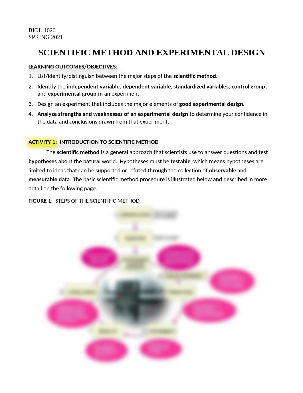 WEEK 3 LAB Scientic Method and Experimental Design - BIOL 1020_PROCESS OF SCIENCE (SPR 2021) (1).doc_dkc7i7po5jg_page1