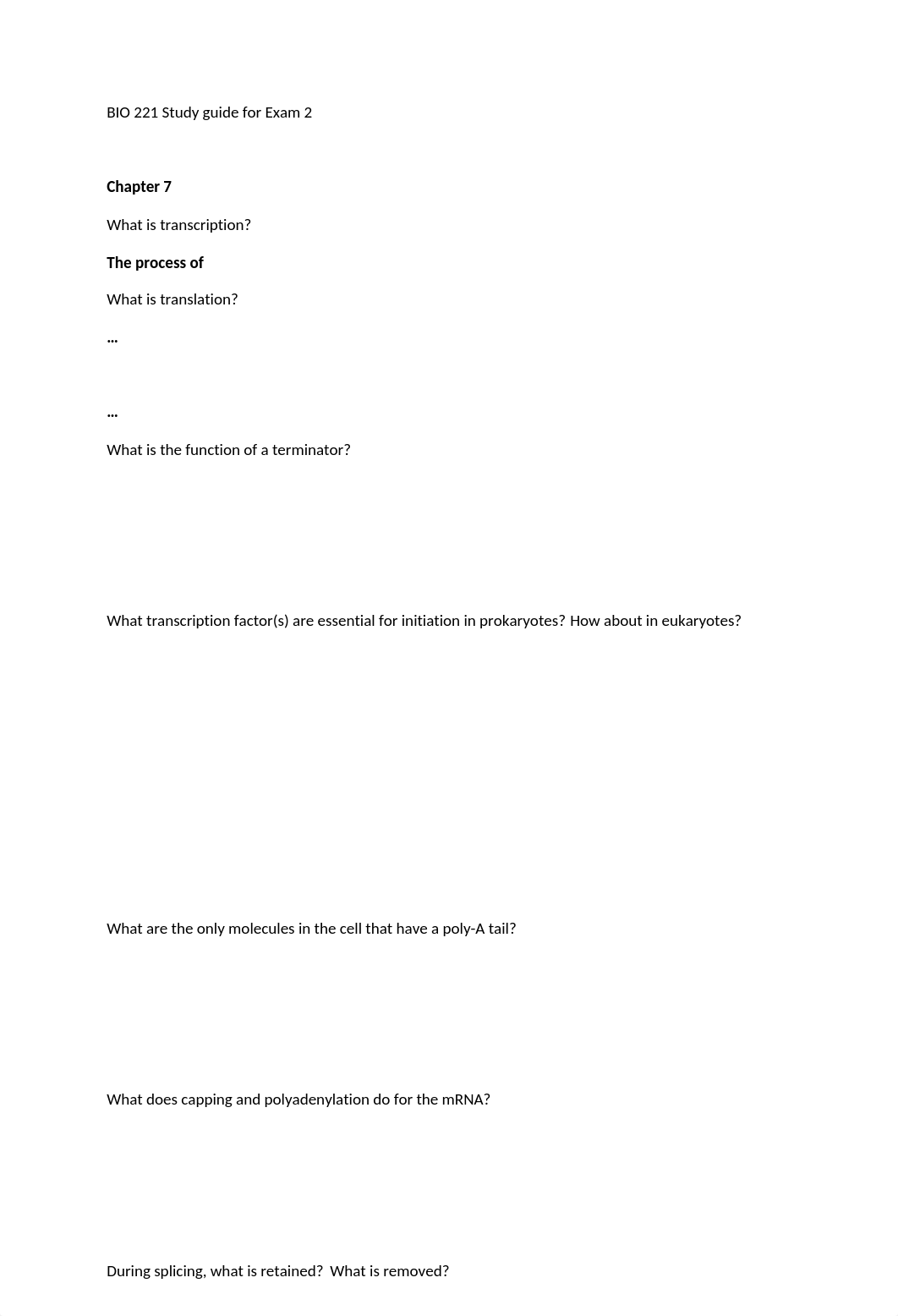 Study guide for BIO 221 Exam 2.docx_dkcg65pjc30_page1