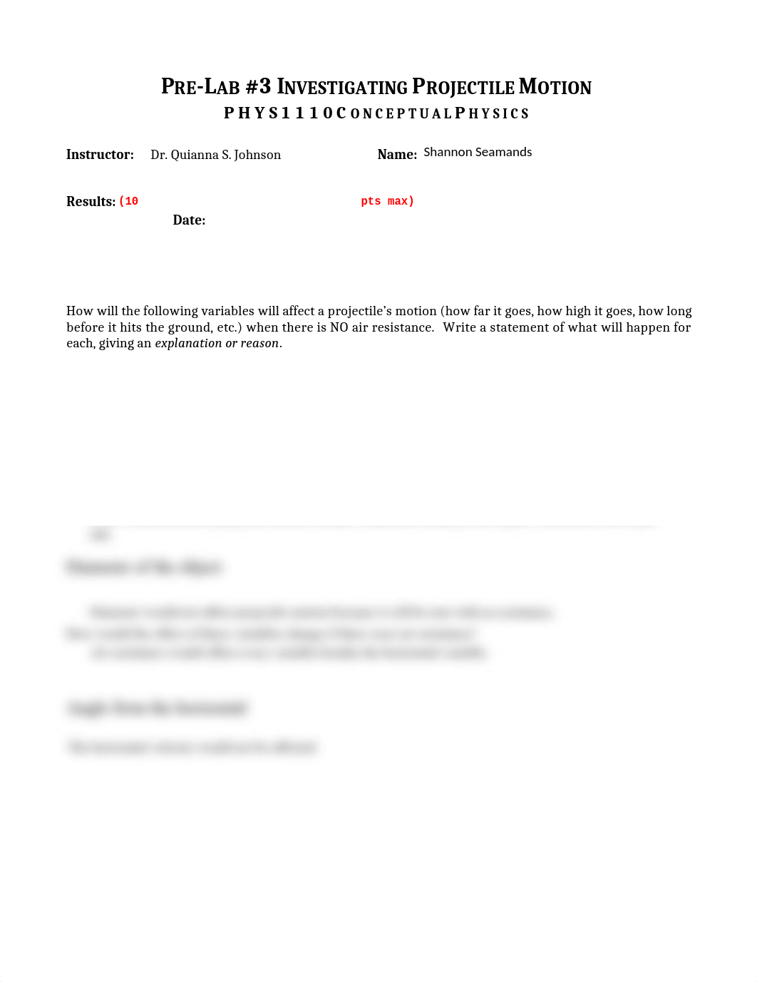 Pre-Lab 3 -- INVESTIGATING PROJECTILE MOTION Complete.docx_dkcg9siuian_page1