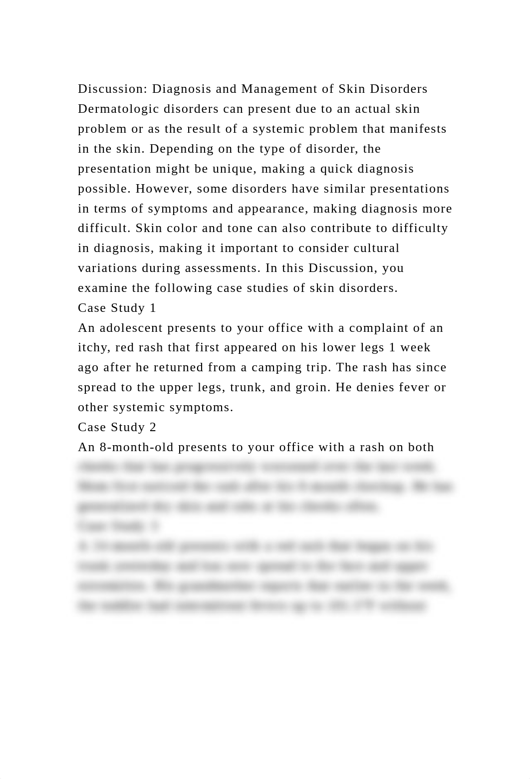 Discussion Diagnosis and Management of Skin DisordersDermatologic.docx_dkckgcezs9a_page2