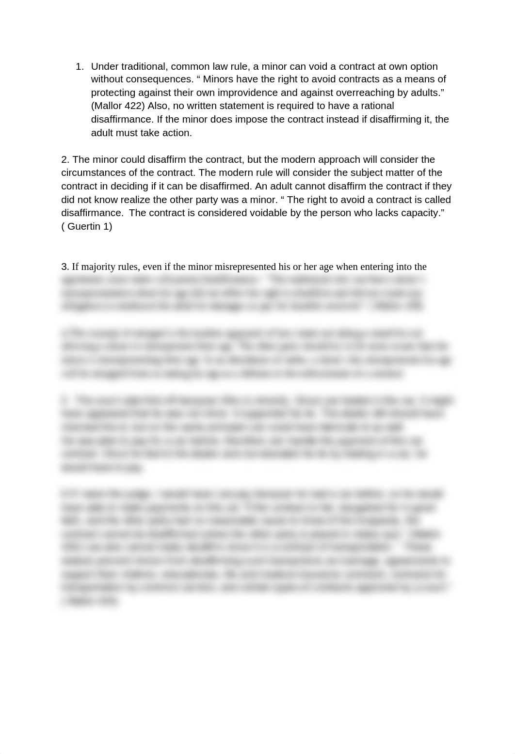 Case Study #31.regarding disaffirmance of a contract by a minor and obligations imposed on minors af_dkcovnb46q8_page1