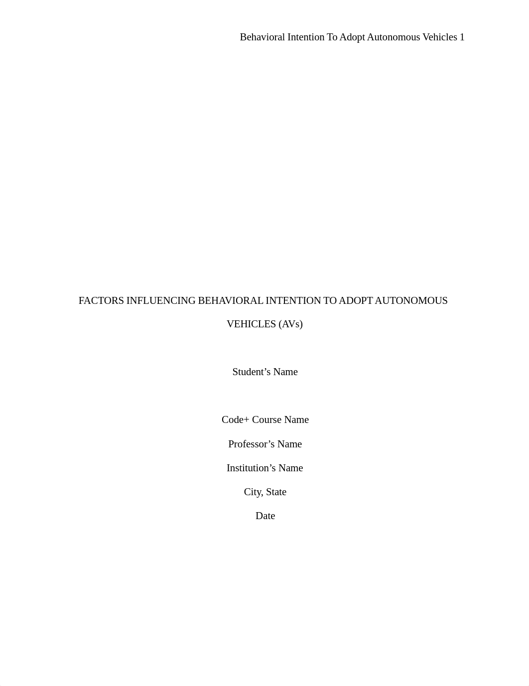 82091545_Factors influencing behavioral intention to adopt autonomous vehicles.docx_dkd3n8wfqxf_page1