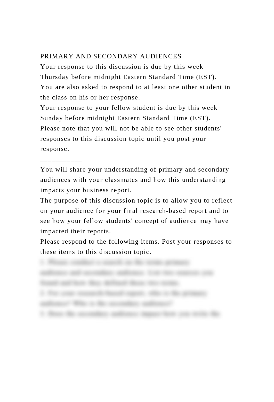 PRIMARY AND SECONDARY AUDIENCESYour response to this discussion .docx_dkd4f54dcn4_page2