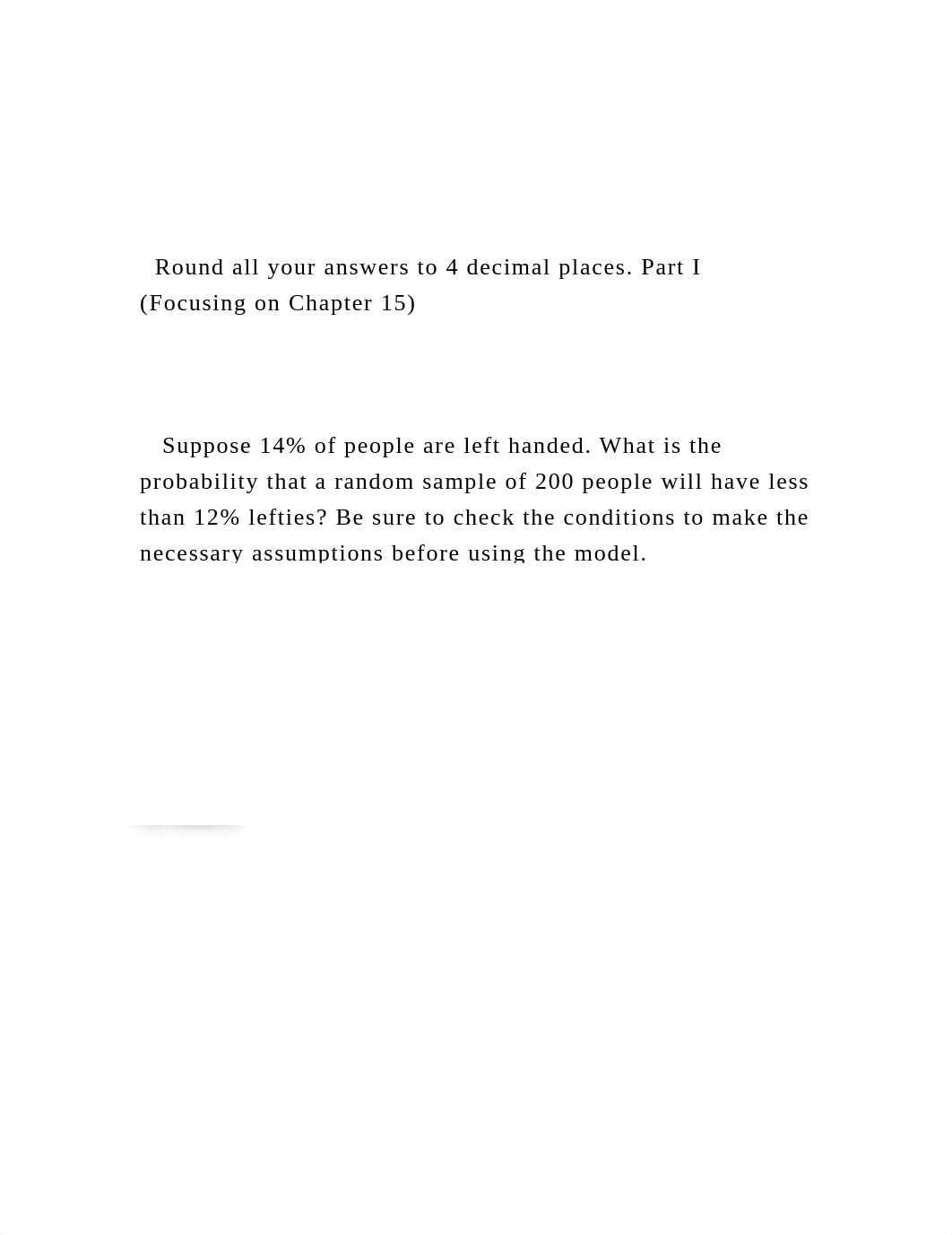 Round all your answers to 4 decimal places. Part I (Focusing .docx_dkd96tn4pdb_page2