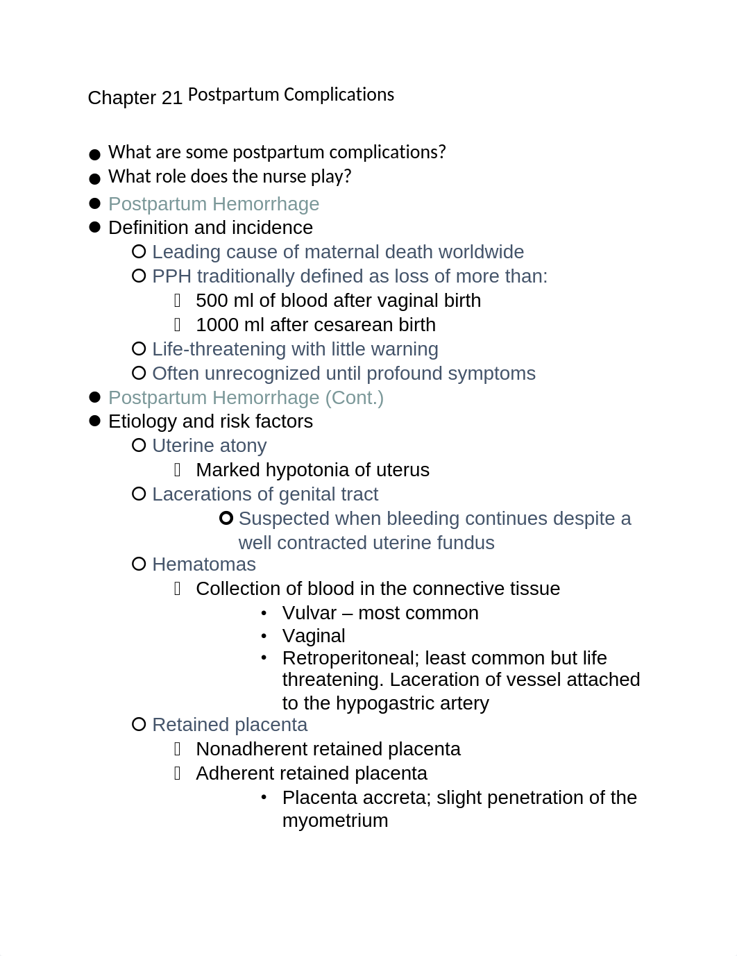 Chapter 21 Postpartum Complications study guide_dkdcqrzymk2_page1