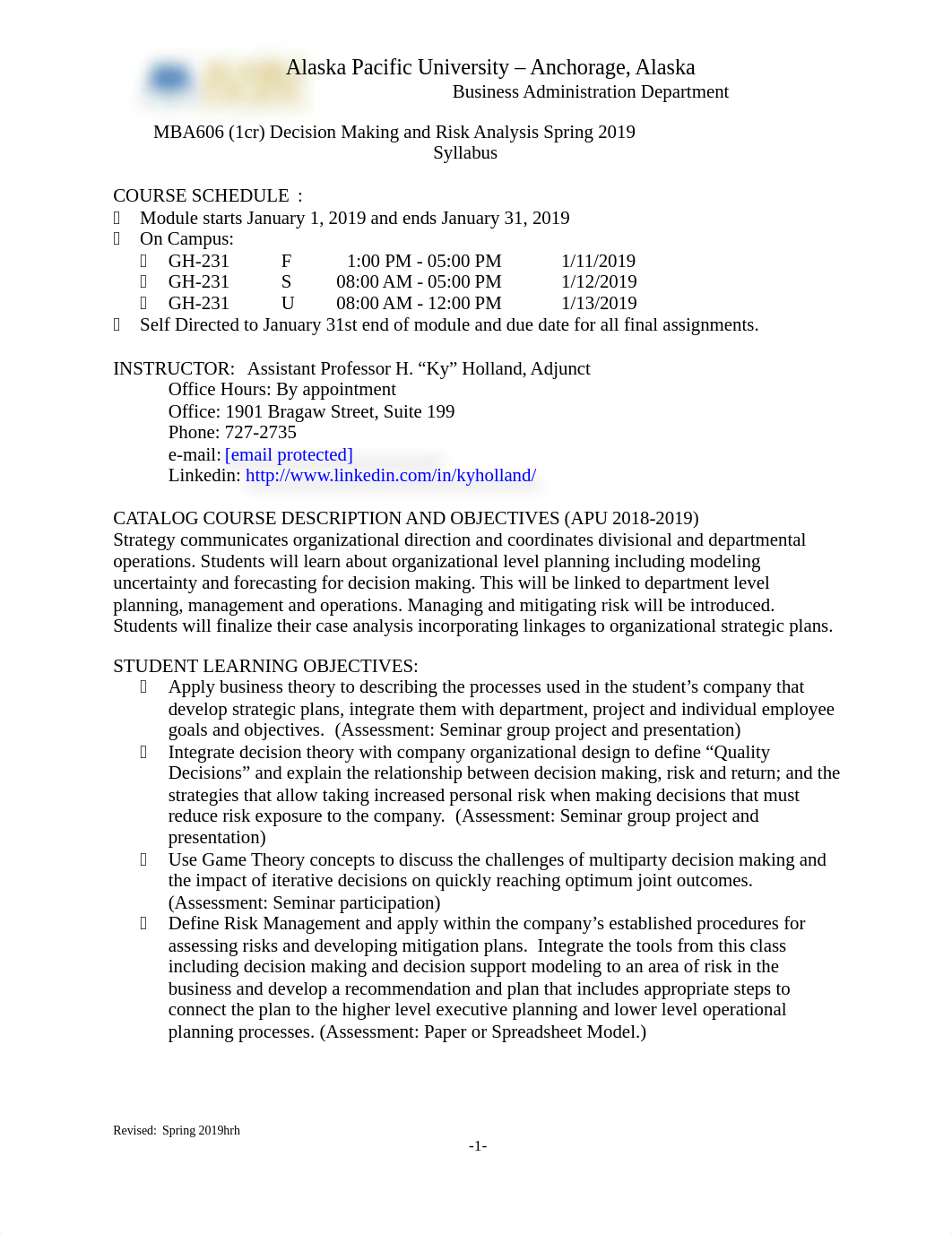 MBA606 Decision and Risk Spring 2019 Holland.docx_dkdor8gh69l_page1