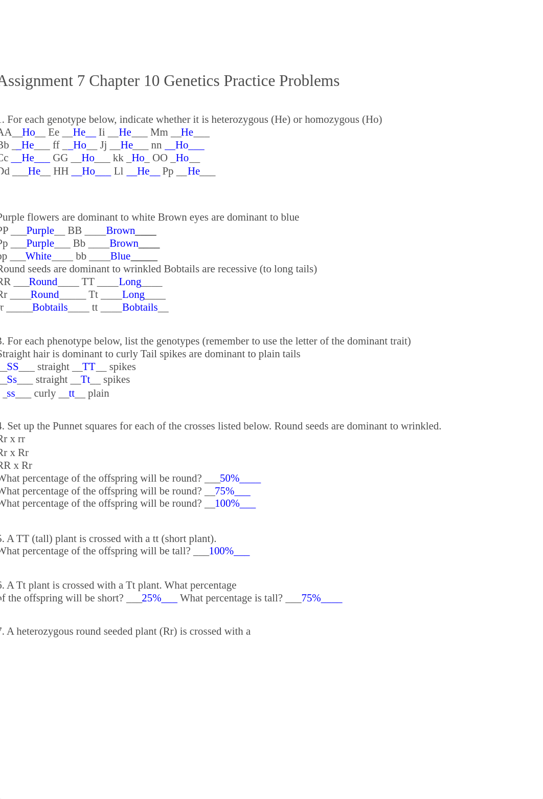 Assignment 7 Chapter 10 Genetics Practice Problems.docx_dkei82v6i5j_page1