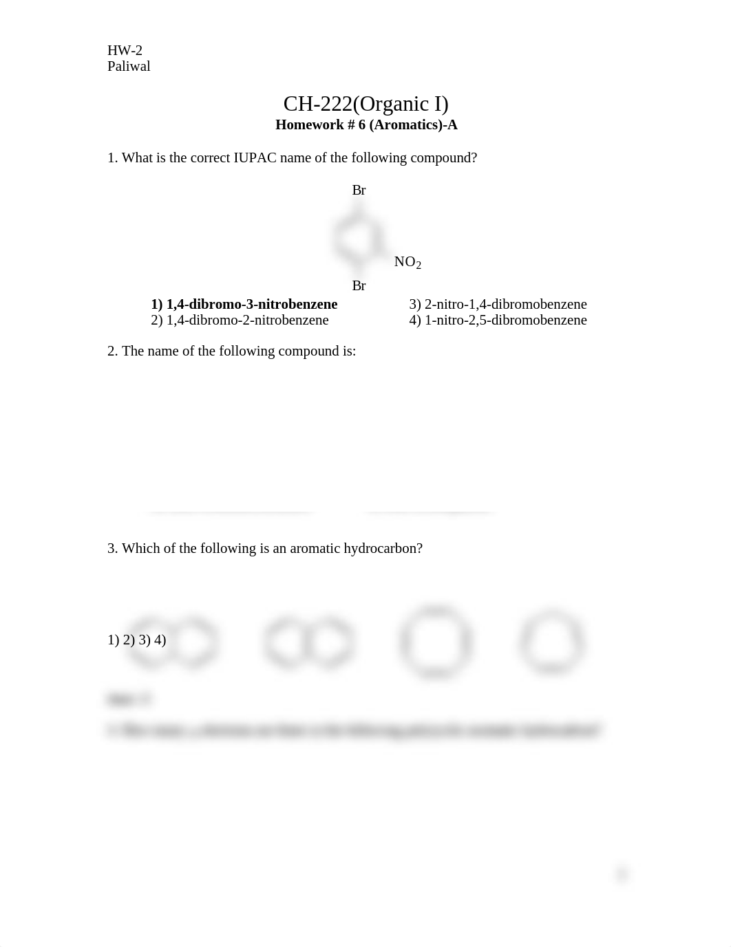 HomeWork  # 6 (Aromatics)-A_dkepflo657g_page1