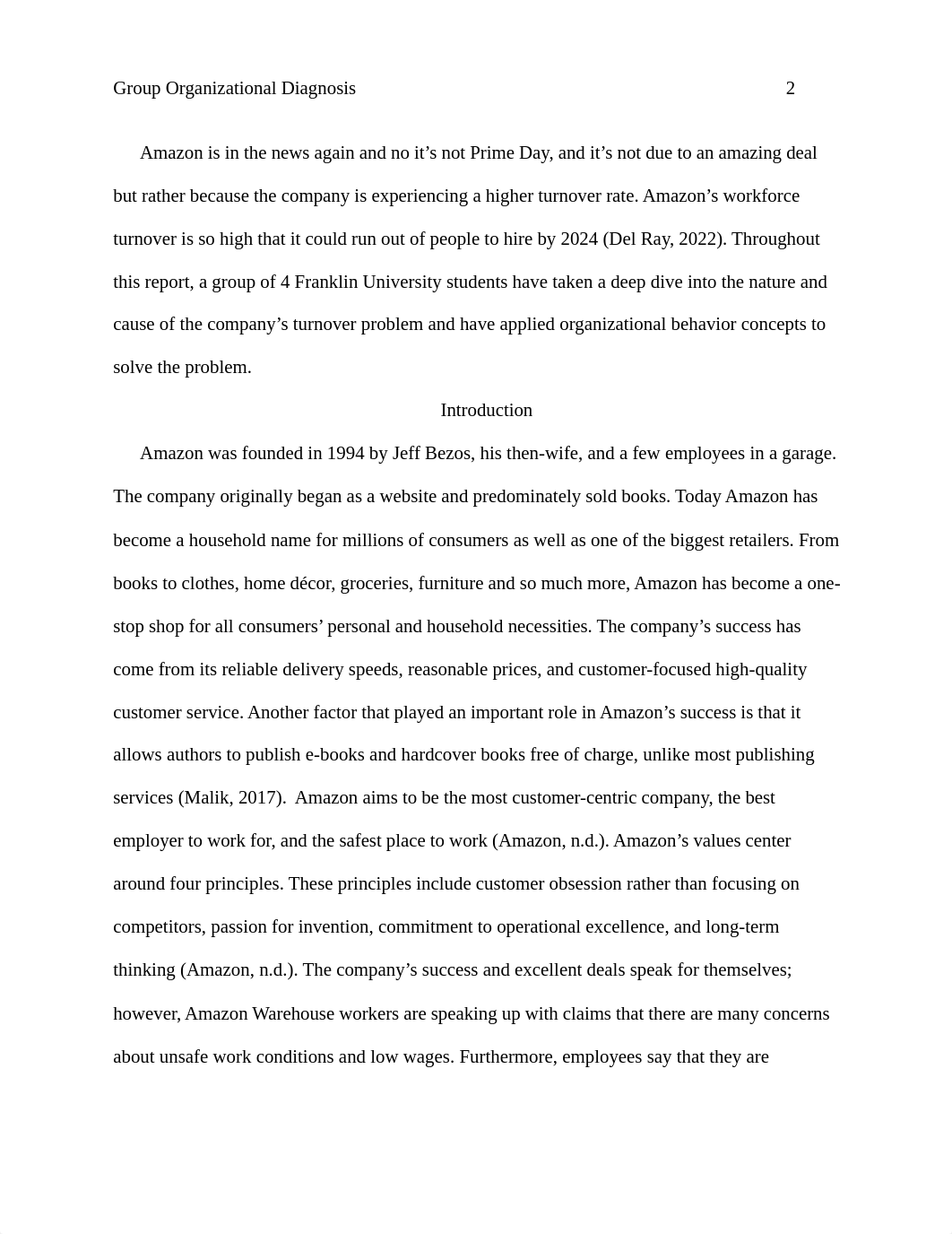 Group Organizational Diagnosis Paper - Amber Knox-Barker, Christopher Brickhouse, Melanie Ero & Jane_dkevvvf08h4_page2