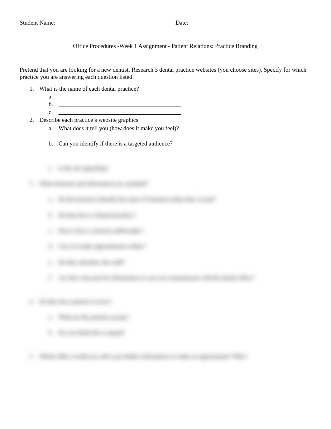 Office Procedures -Week 1 Assignment - Patient Relations Practice Branding.docx_dkf1gxqycz8_page1