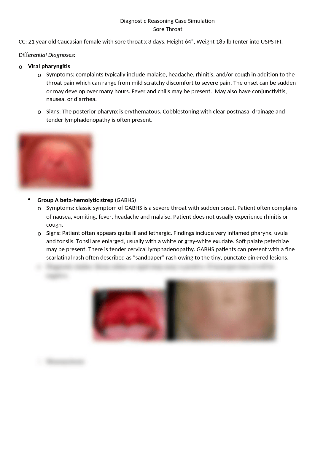 Pharyngitis Case Study SOAP template student.docx_dkf2qce9wqf_page1