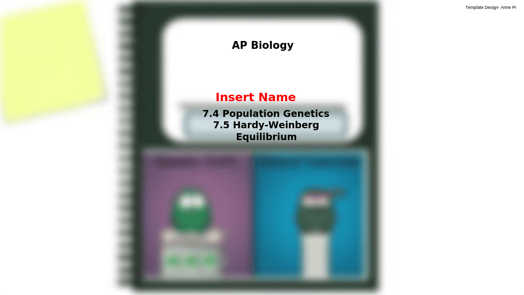 Copy of 7.4-7.5 Population Genetics and Hardy-Weinberg Equilibrium INB.pptx_dkf36q0hdll_page1