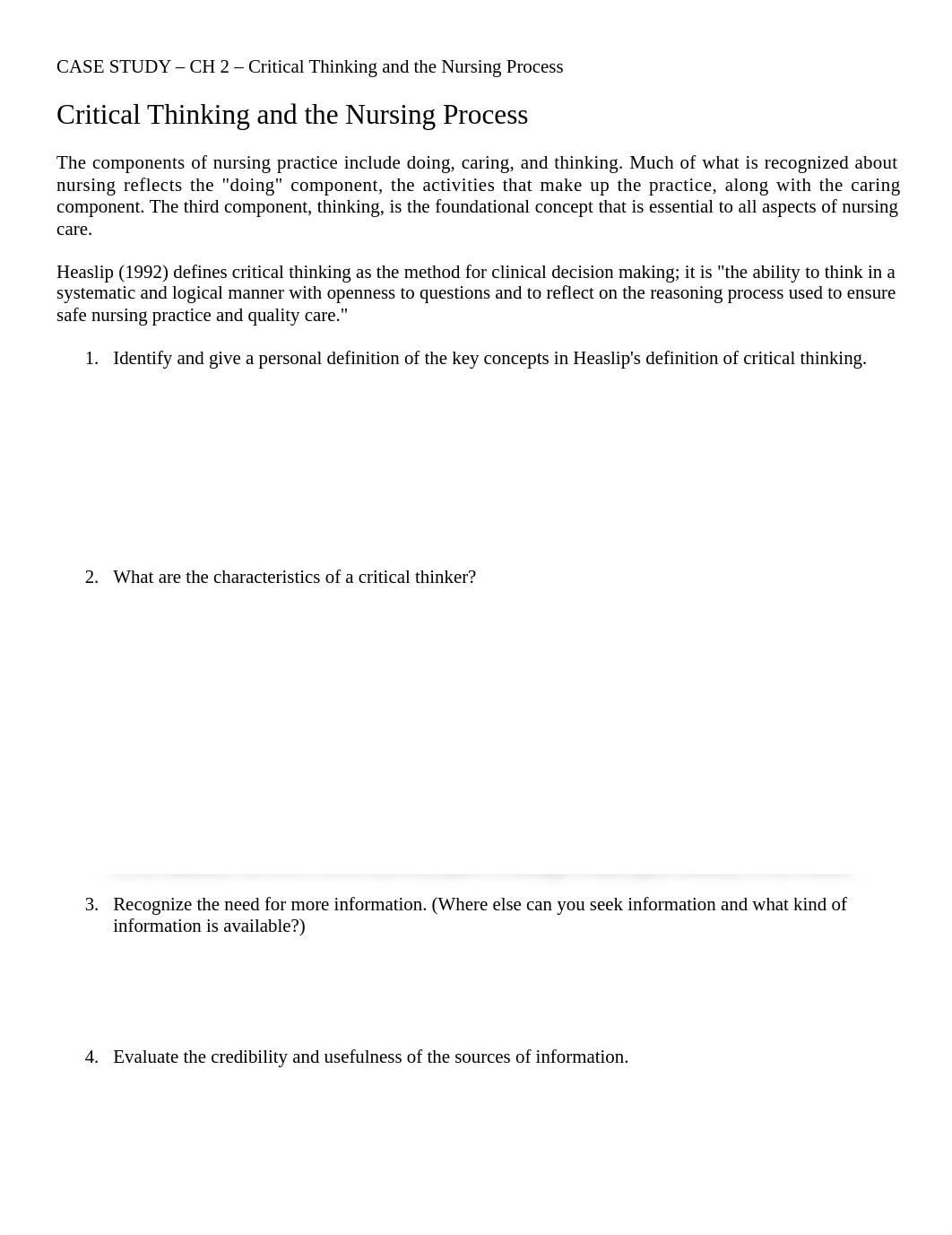 CASE STUDY - CH 2 - Critical Thinking and the Nursing Process.docx_dkf3x1qowyq_page1