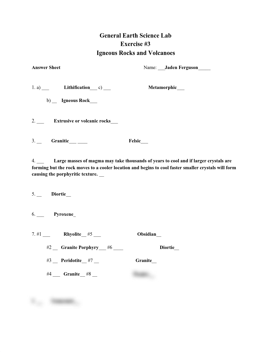 General Earth Science Lab #3 Ignerous Rocks.pdf_dkf4mcg6s7b_page1