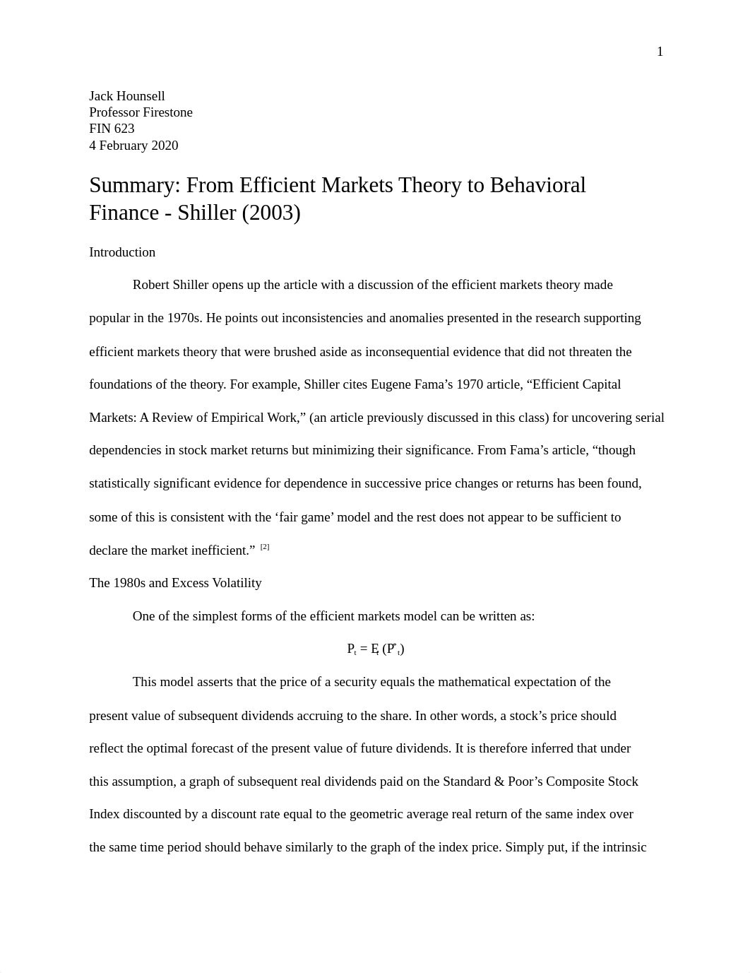 Article Summary - Shiller (2003).docx_dkfdhvjlueo_page1