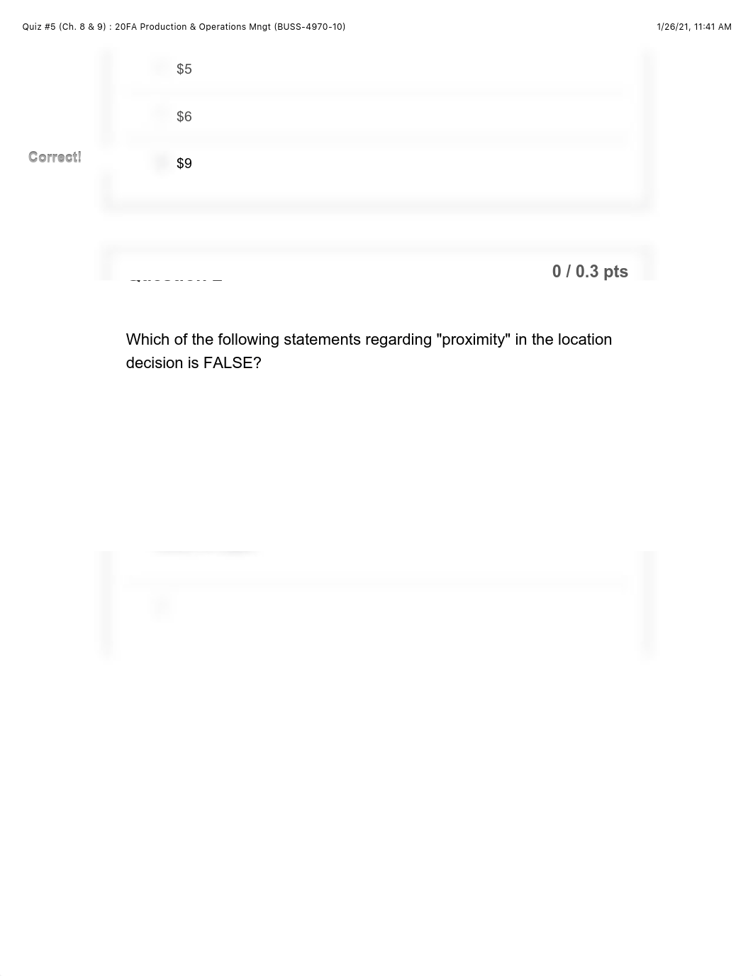 Quiz #5 (Ch. 8 & 9) : 20FA Production & Operations Mngt (BUSS-4970-10).pdf_dkfegvlpyle_page2