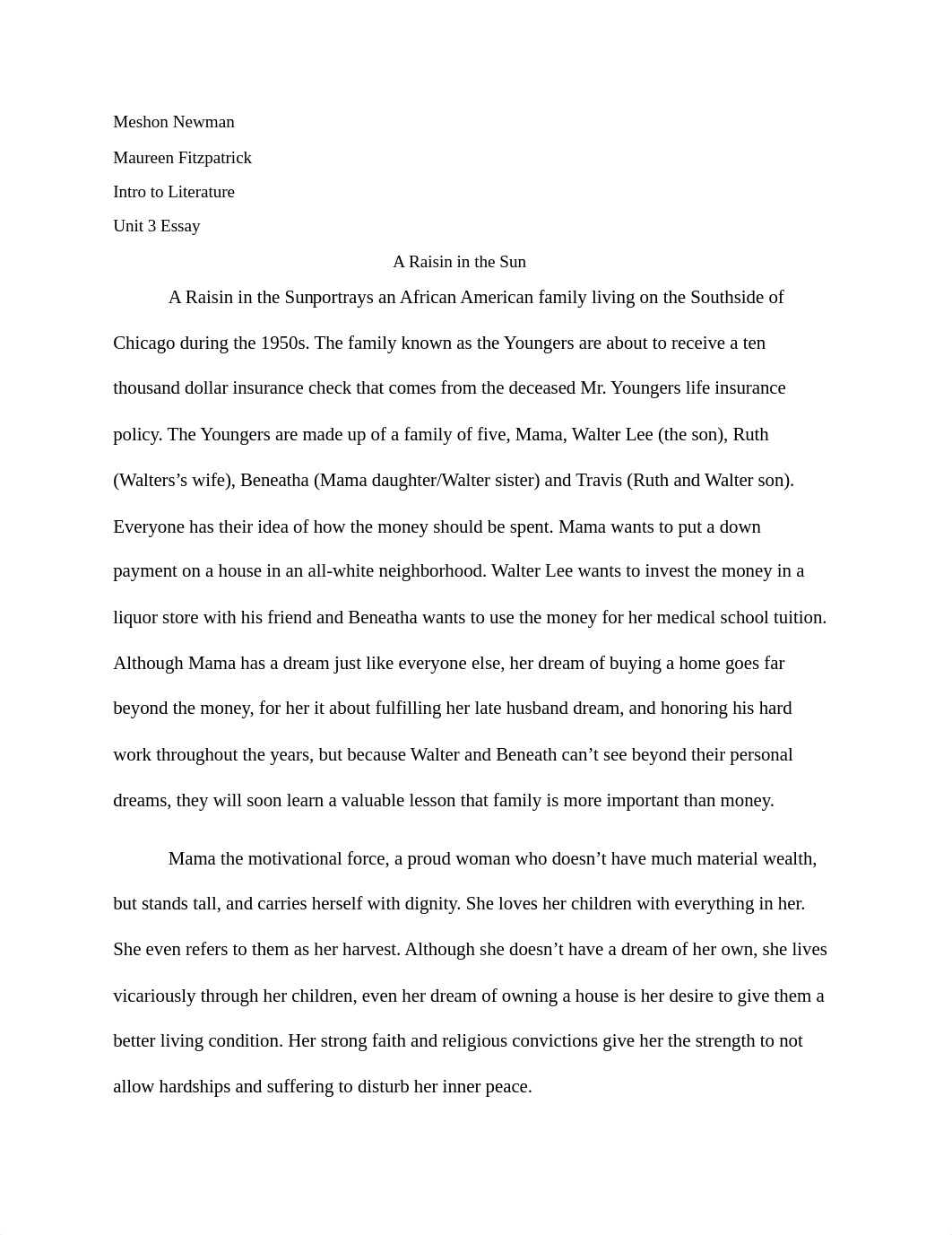 A raisen in the sun essay.docx_dkfim0j29nv_page1