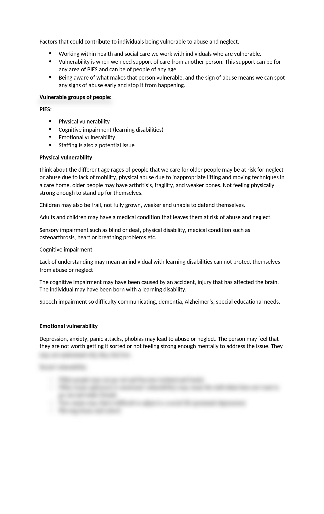 Factors that could contribute to individuals being vulnerable to abuse and neglect.odt_dkfl78yepwp_page1