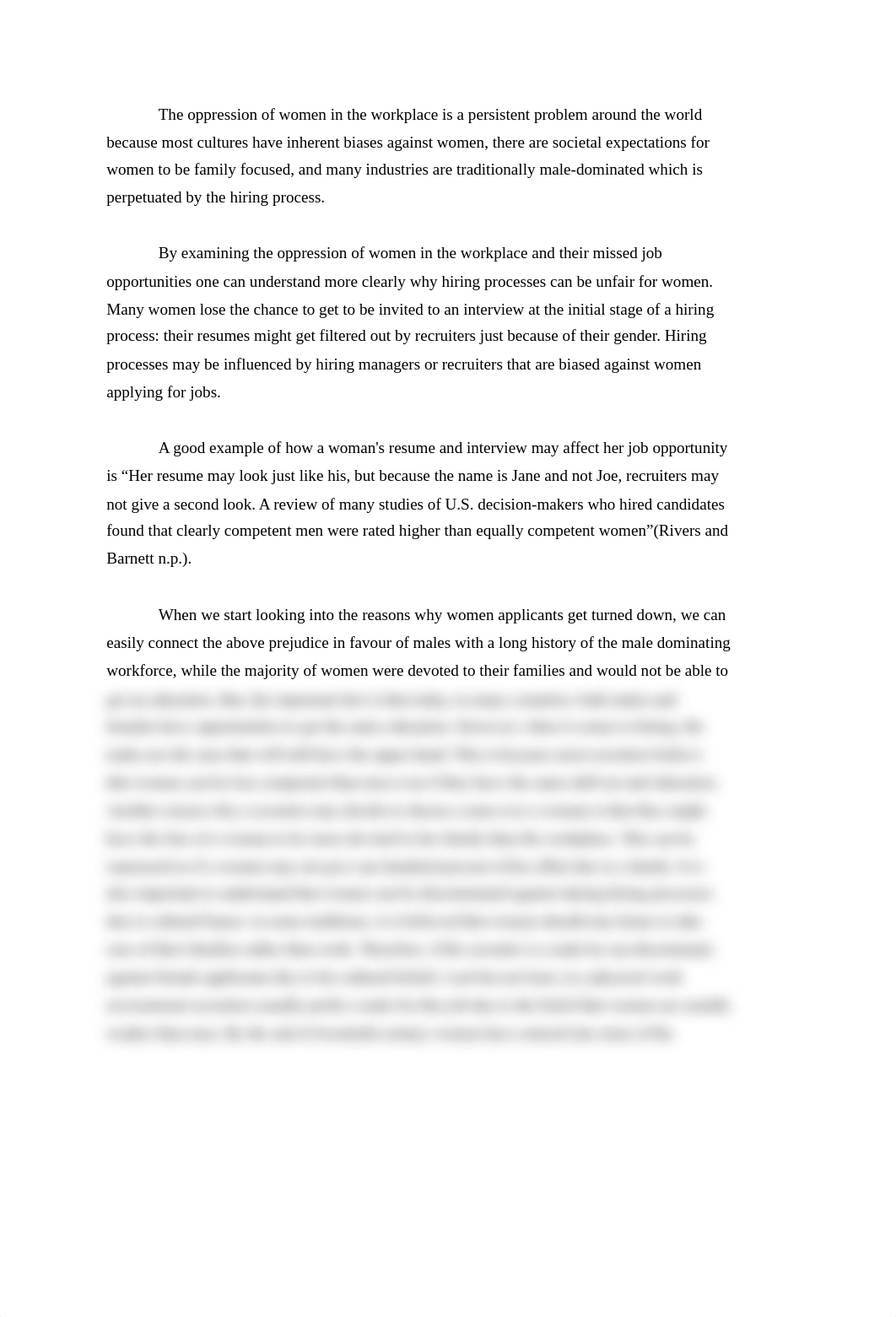 the oppression of women in the workplace .docx_dkfutjirnyc_page1