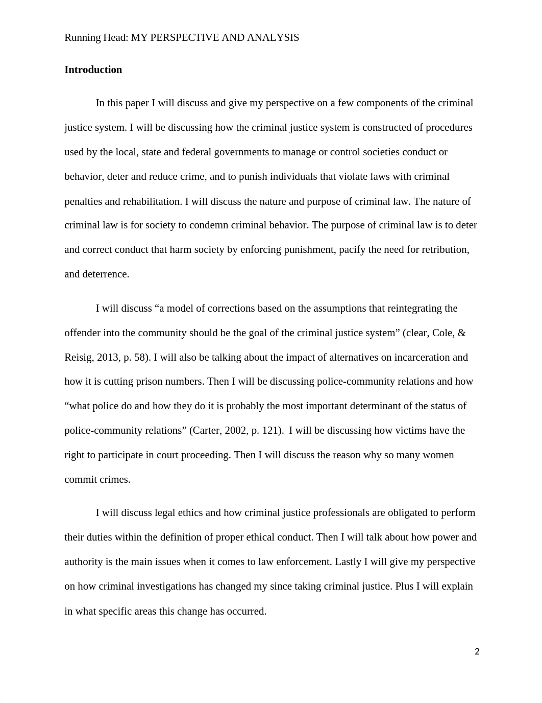 Pavielle Caldwell_CCJ4400_Week6_My Perspective and Analysis of the Criminal Justice System.docx_dkg4lfdhjcf_page2