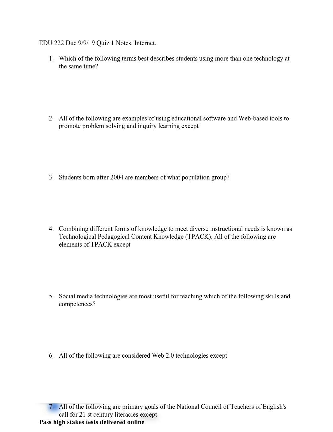 1 Chapter 1 Quiz _EDU 222 Due 9_9_19 Quiz 1 (results) (final exam_) 7_7 100% _ ).pdf_dkg72omelz1_page1