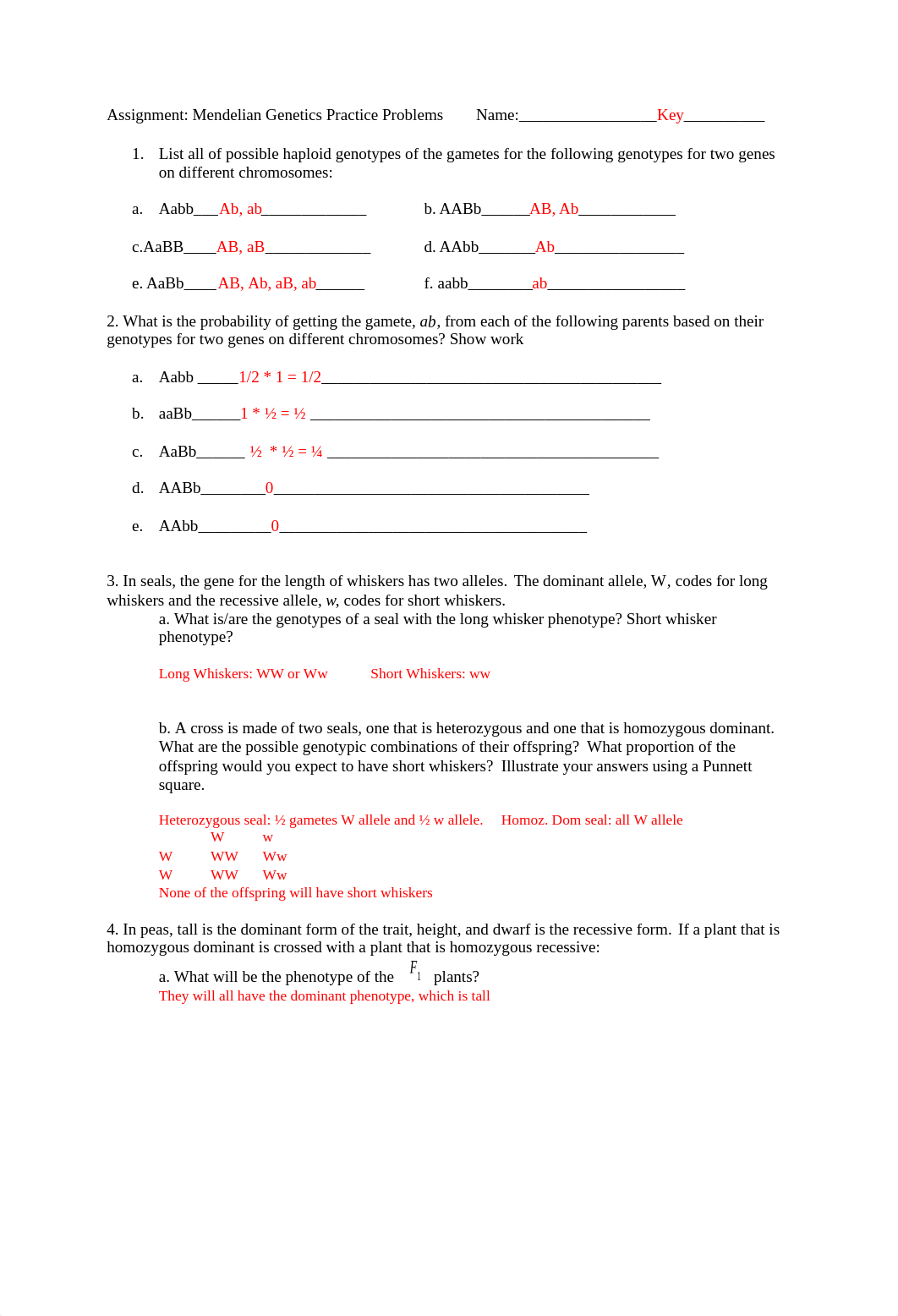 Mendelian Genetics Answer Key-1.docx_dkg7sl6ysdp_page1