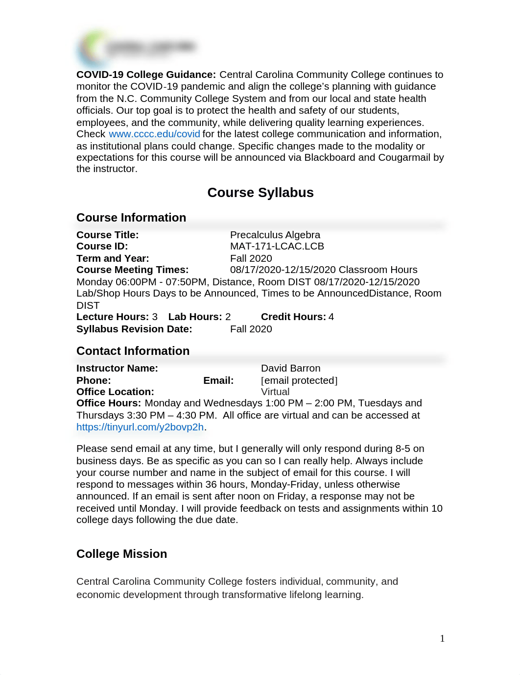 Barron MAT-171-LCAC-LCB FA20 Syllabus(1) (1).docx_dkg9zw5vzkx_page1